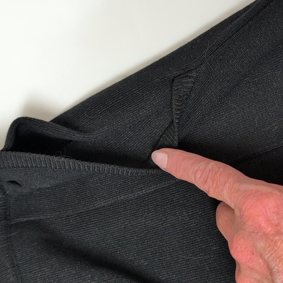 Elegant Black Net Gaucho Boho Barrel Pants, Size Medium. EUC - Picture 6 of 8